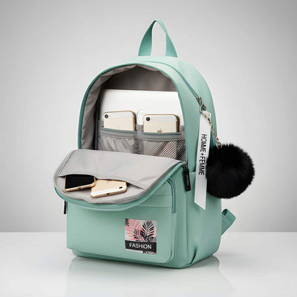 Stylish Women’s Blue Backpack | Lightweight College & Daily Use Bag