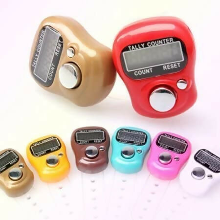 Digital finger tally counter lcd 5 digit click counter