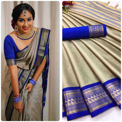 Designer Freehand Saree