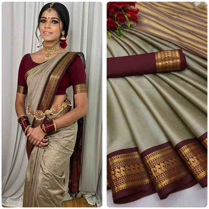 Designer Freehand Saree