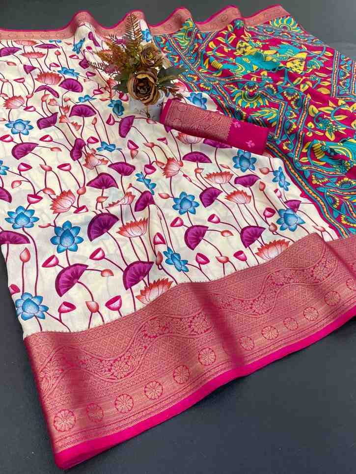 Designer Freehand Saree
