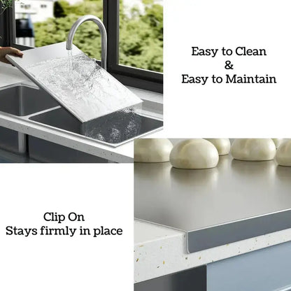 stainless steel chopping board with glass tumbler combo kitchen and travel cup set
