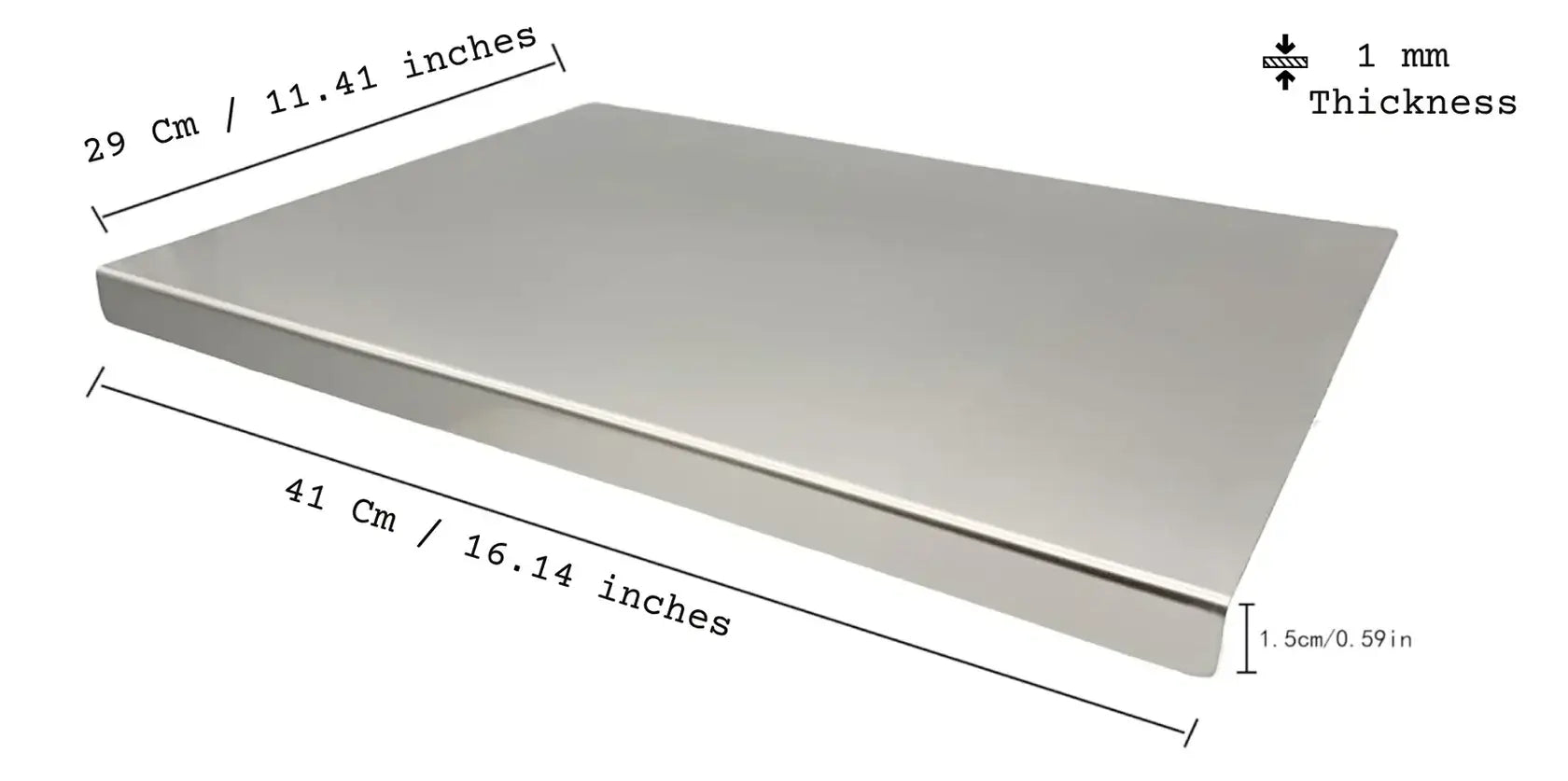 stainless steel chopping board with glass tumbler combo kitchen and travel cup set