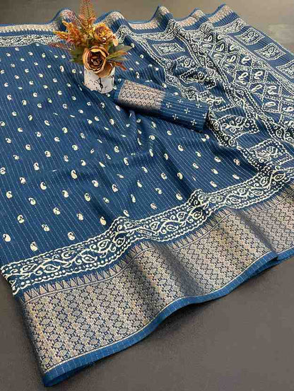 Designer Freehand Saree