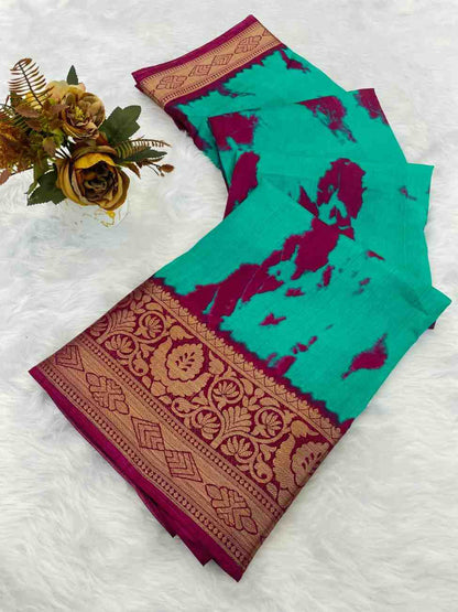 Designer Freehand Saree