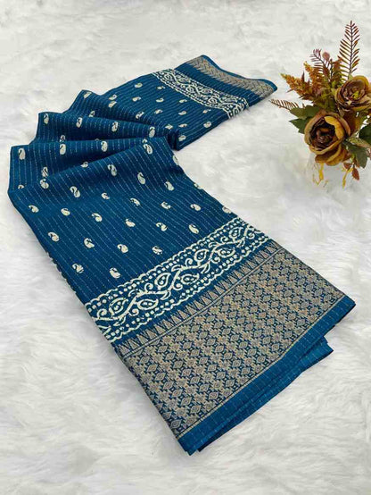 Designer Freehand Saree