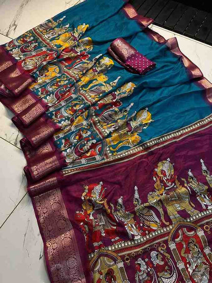 Designer Freehand Saree Pavitr patel