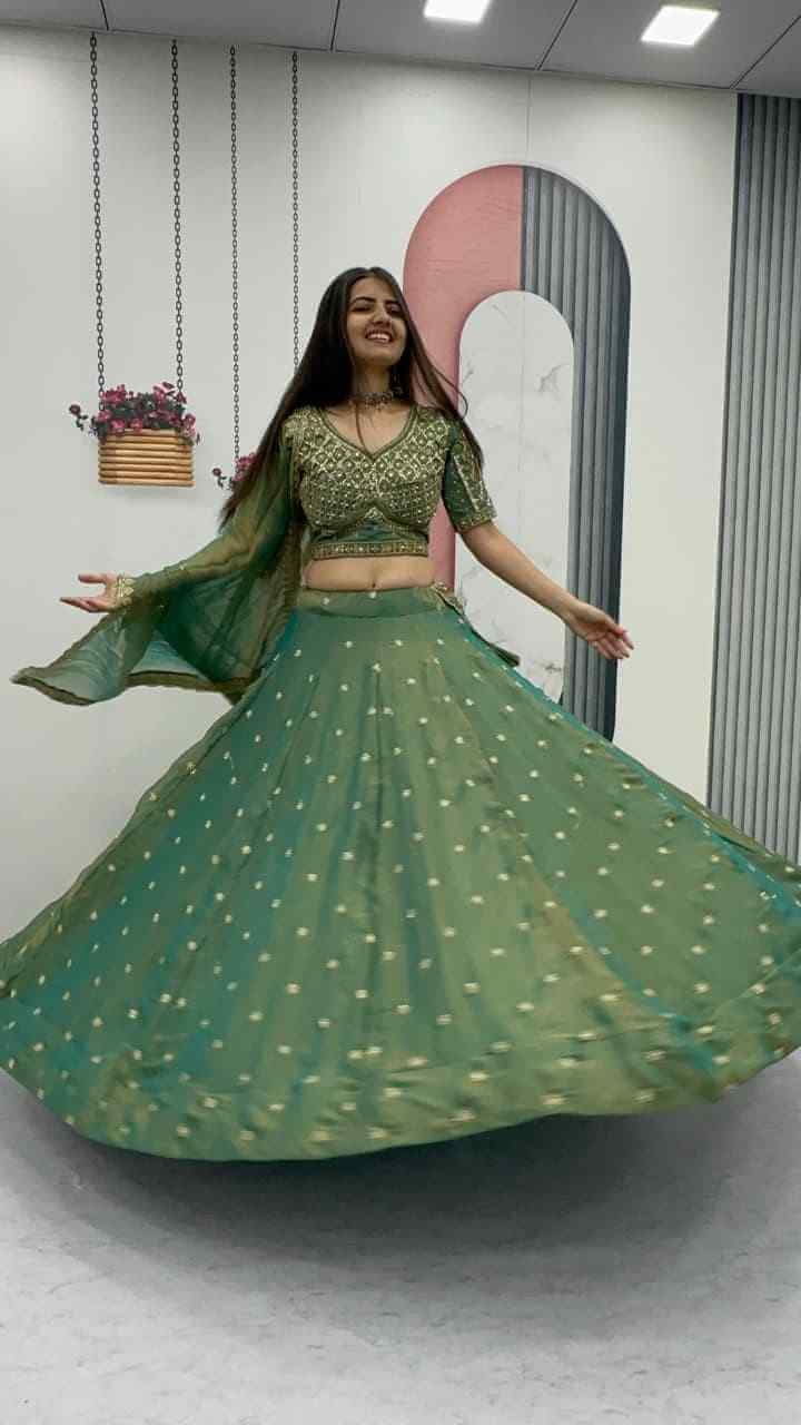 Designer sequence work lehenga choli set