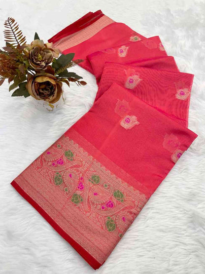 Designer Freehand Saree