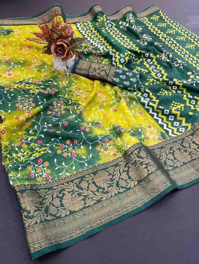 Designer Freehand Saree