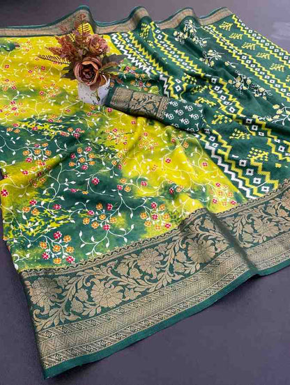 Designer Freehand Saree