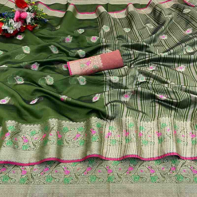 Designer Freehand Saree