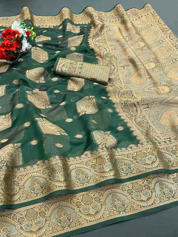 Designer Freehand Saree