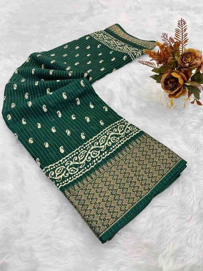 Designer Freehand Saree
