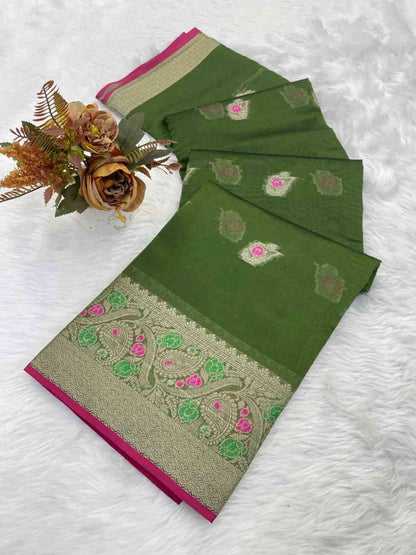 Designer Freehand Saree