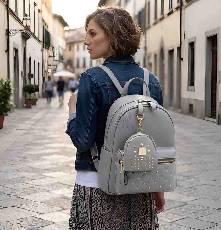 Stylish Pink Backpack for Women