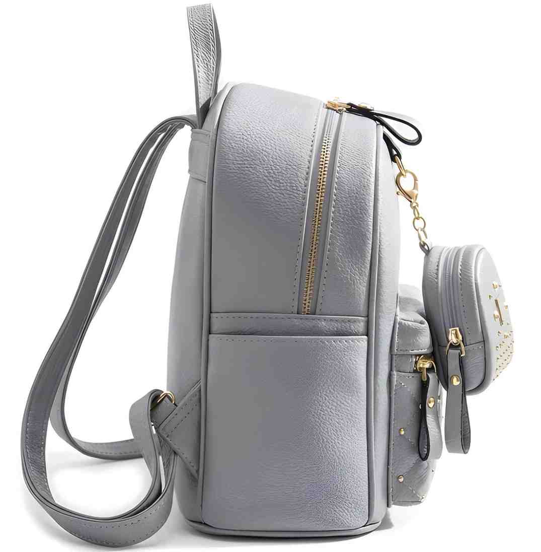 PU Leather School Bag for Girls