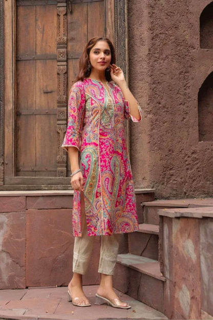 Paisley Printed Kurti