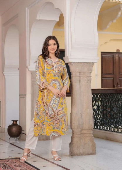 Paisley Printed Kurti