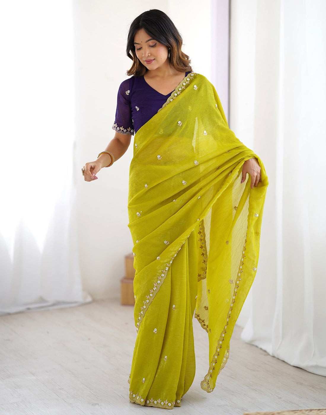 Designer Freehand Saree Pavitr patel