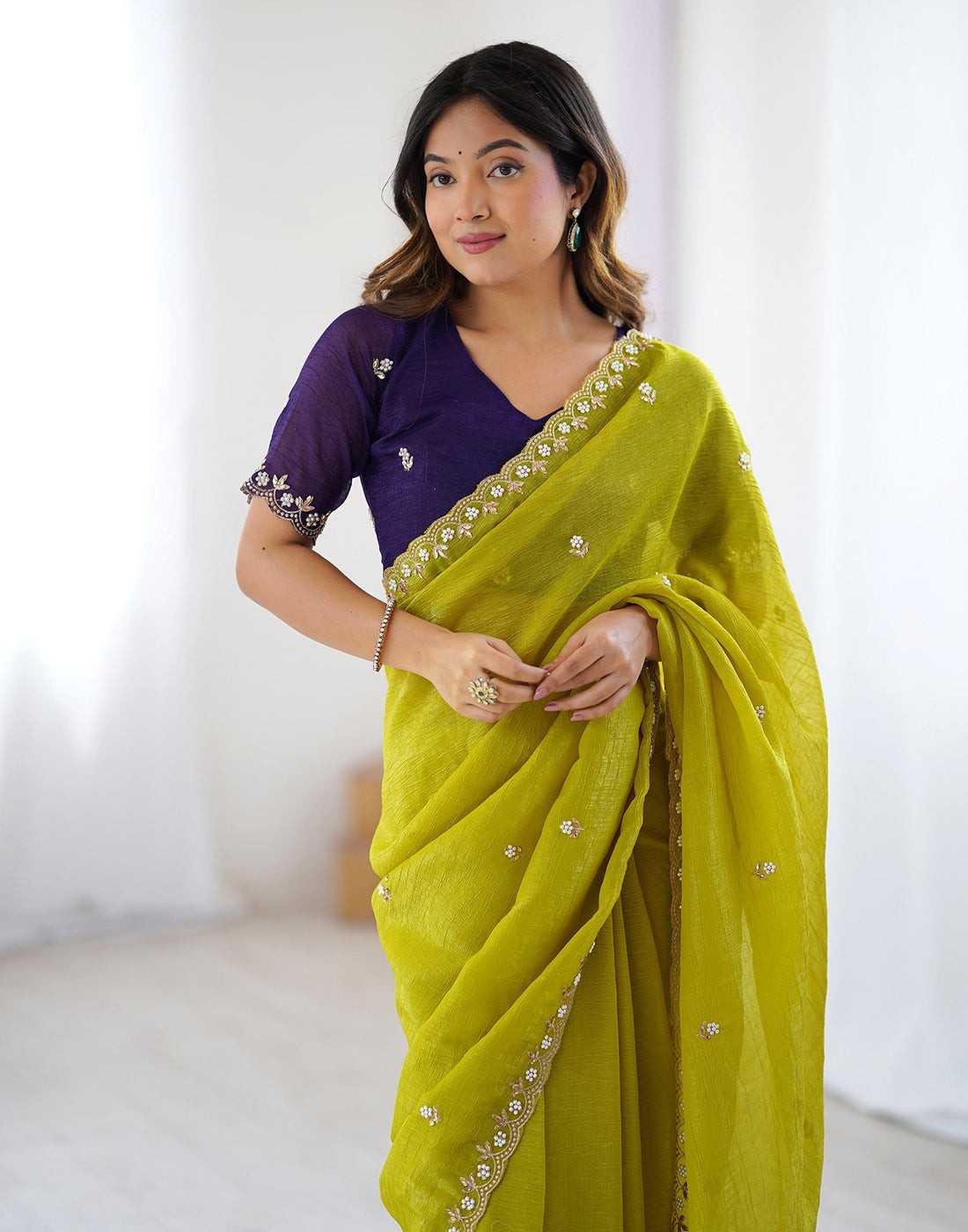 Designer Freehand Saree Pavitr patel