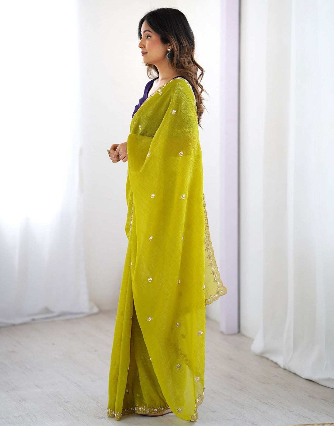 Designer Freehand Saree Pavitr patel