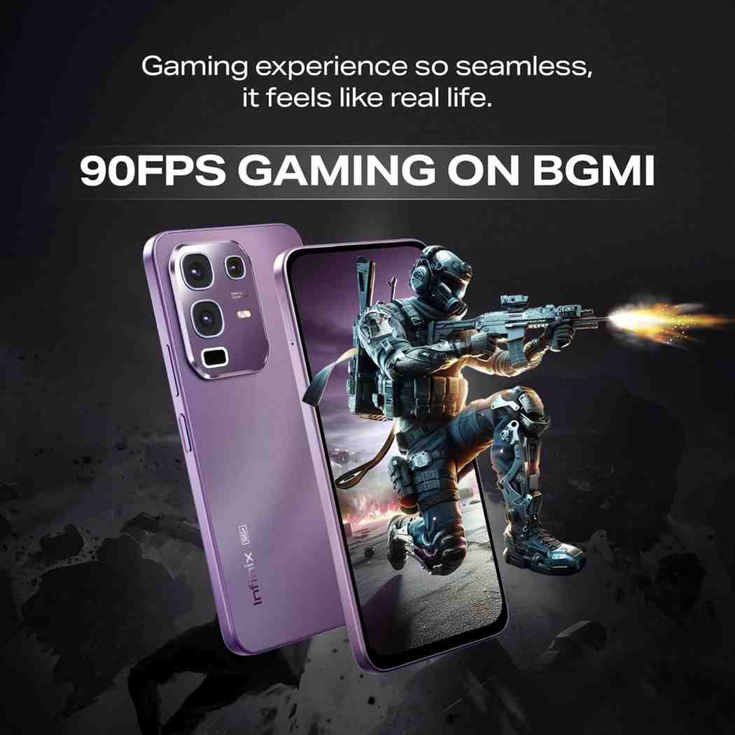Infinix Note 50x 5G Plus slim side profile appearance