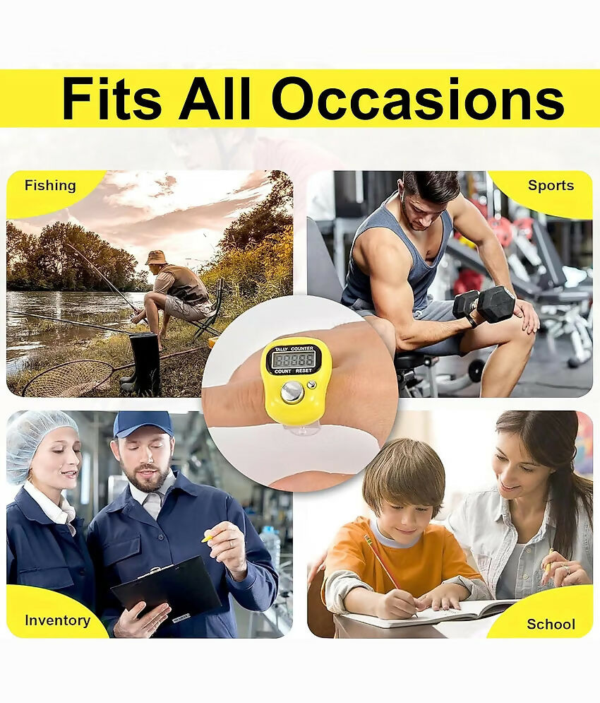 Digital finger tally counter lcd 5 digit click counter Anything