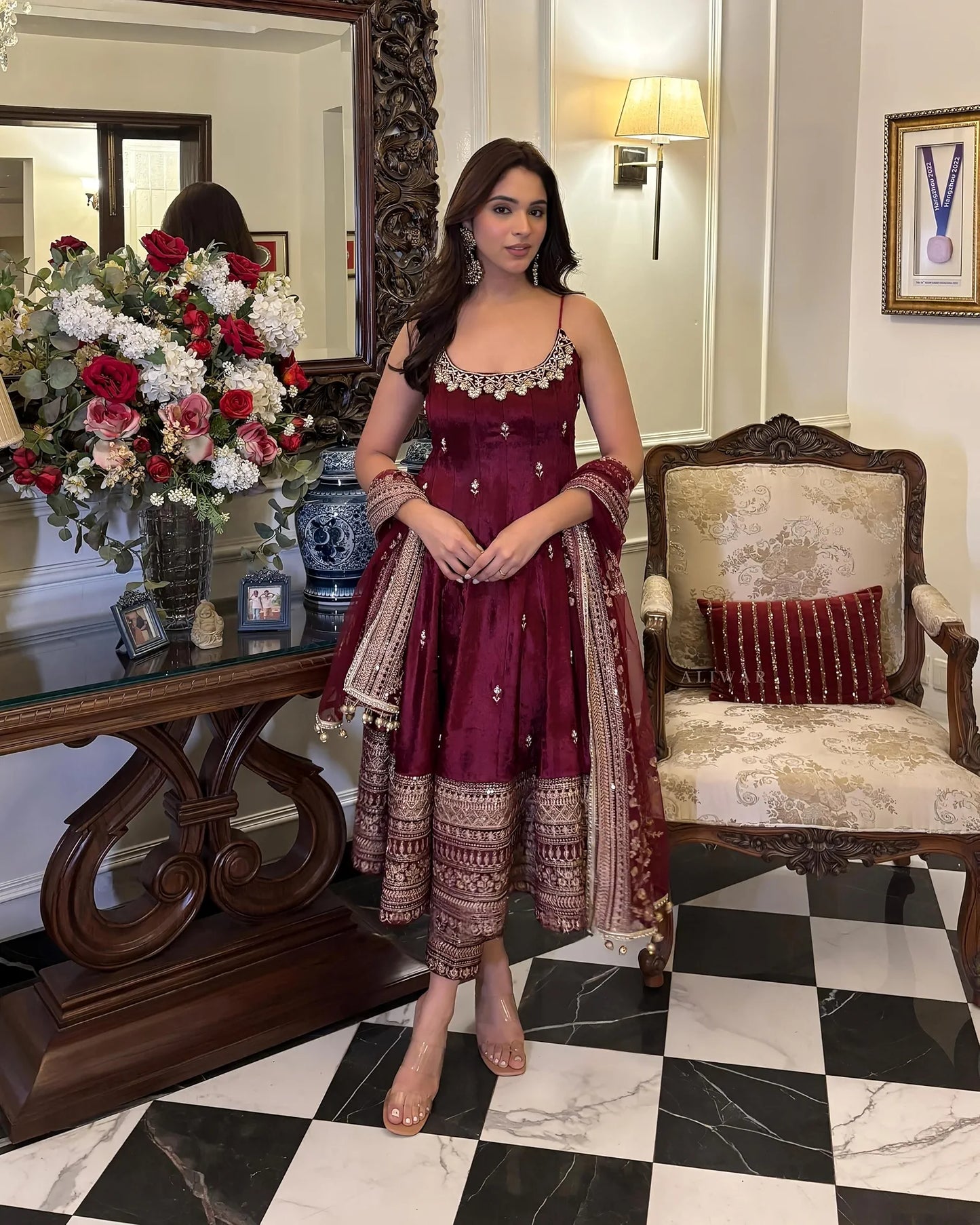 Anarkali Suit Duppata Set