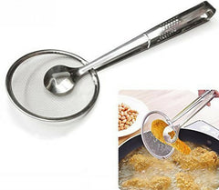 Ahina Golden Fryer Strainer with Precision Mesh for Oil Removal