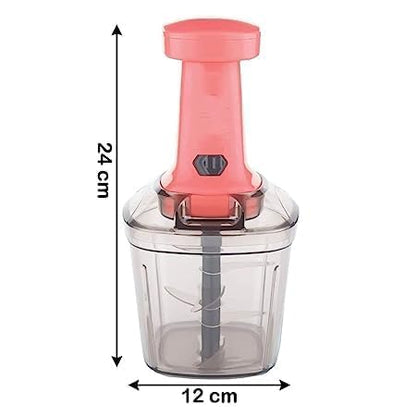 LA FORTE chopping board with hand push chopper combo kitchen cutting tools set