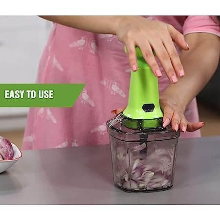 LA FORTE chopping board with hand push chopper combo kitchen cutting tools set