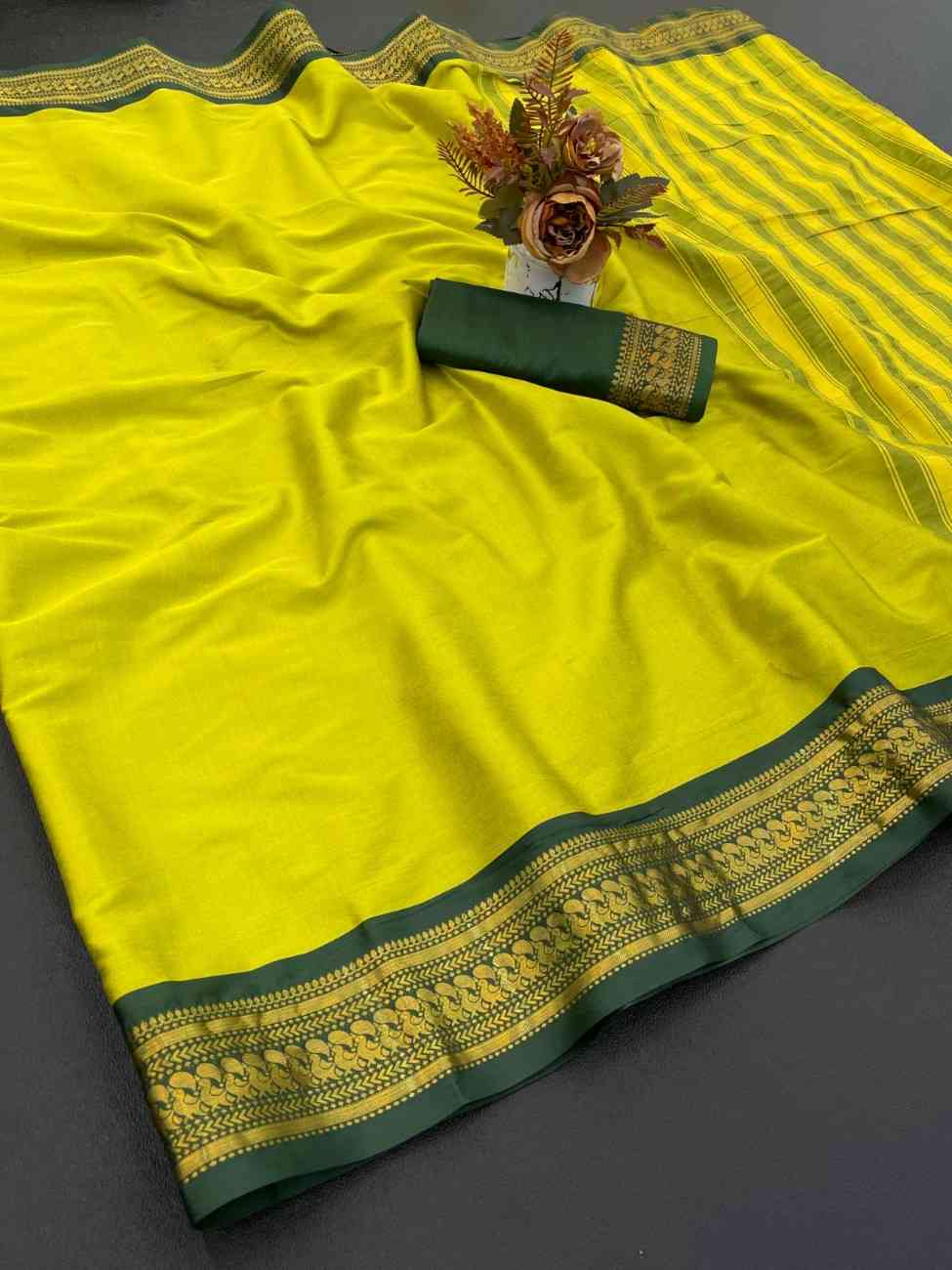 Designer Freehand Saree