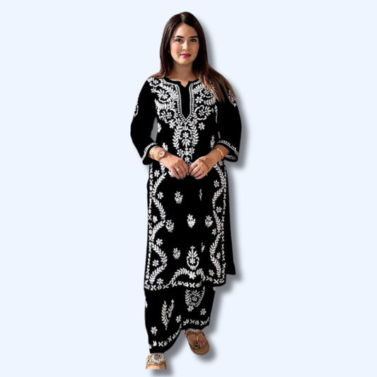Classic Chikankari kurta Set