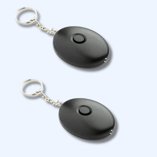 Jenix Personal Alarm 140DB Personal Security Alarm Keychain with LED Lights, Emergency Safety Alarm for Women, Men, Children, Elderly- Set of 2