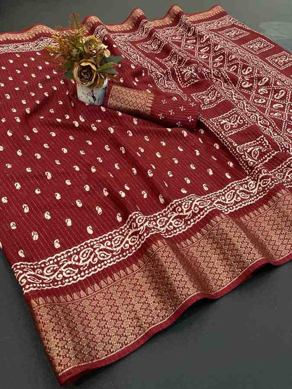 Designer Freehand Saree