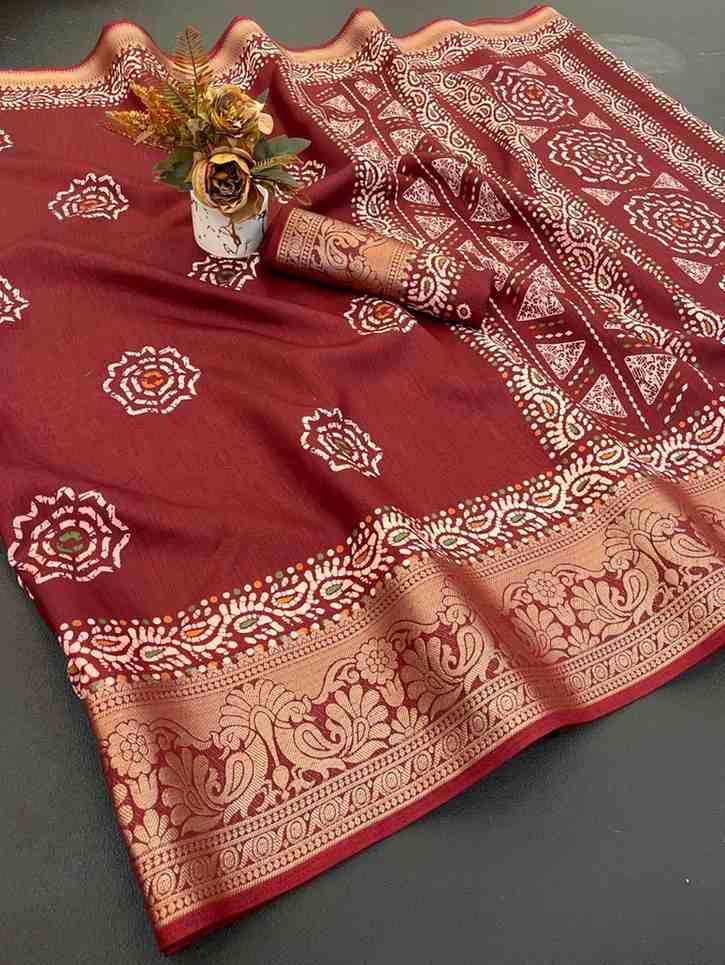 Designer Freehand Saree