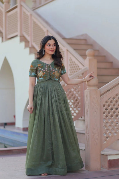 Designer Koti Gown Outfit Set for Women The Shopsy