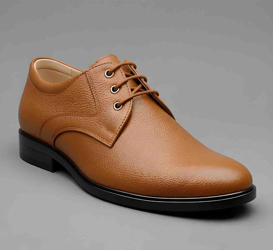 Faux leather formal shoes side view