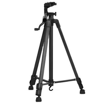 Flixx Mobile Tripod Stand | Sturdy Aluminum, Adjustable Height, 360° Rotatable Head | Lightweight & Heavy-Duty