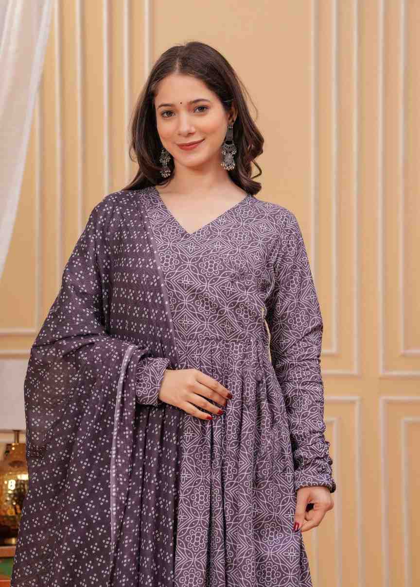 Fully Stiched Rayon Printed Kurti Pant Dupatta