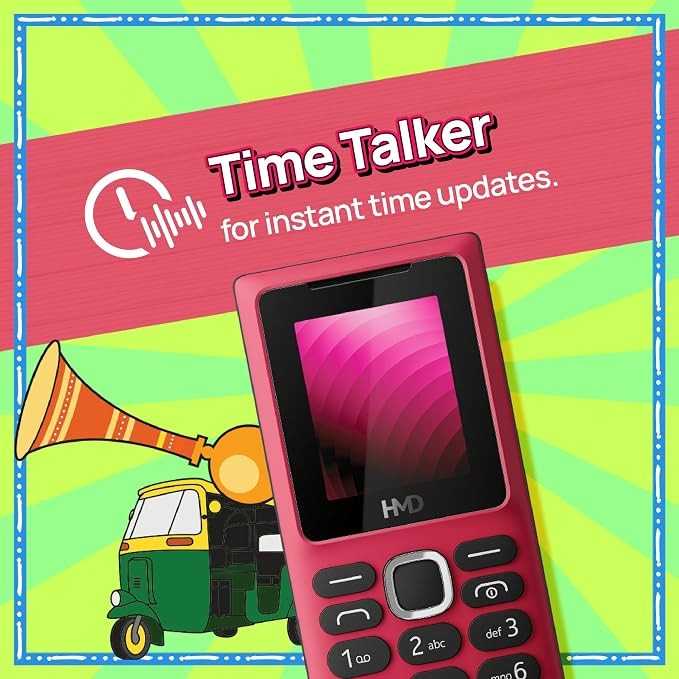 HMD 100 single SIM feature phone