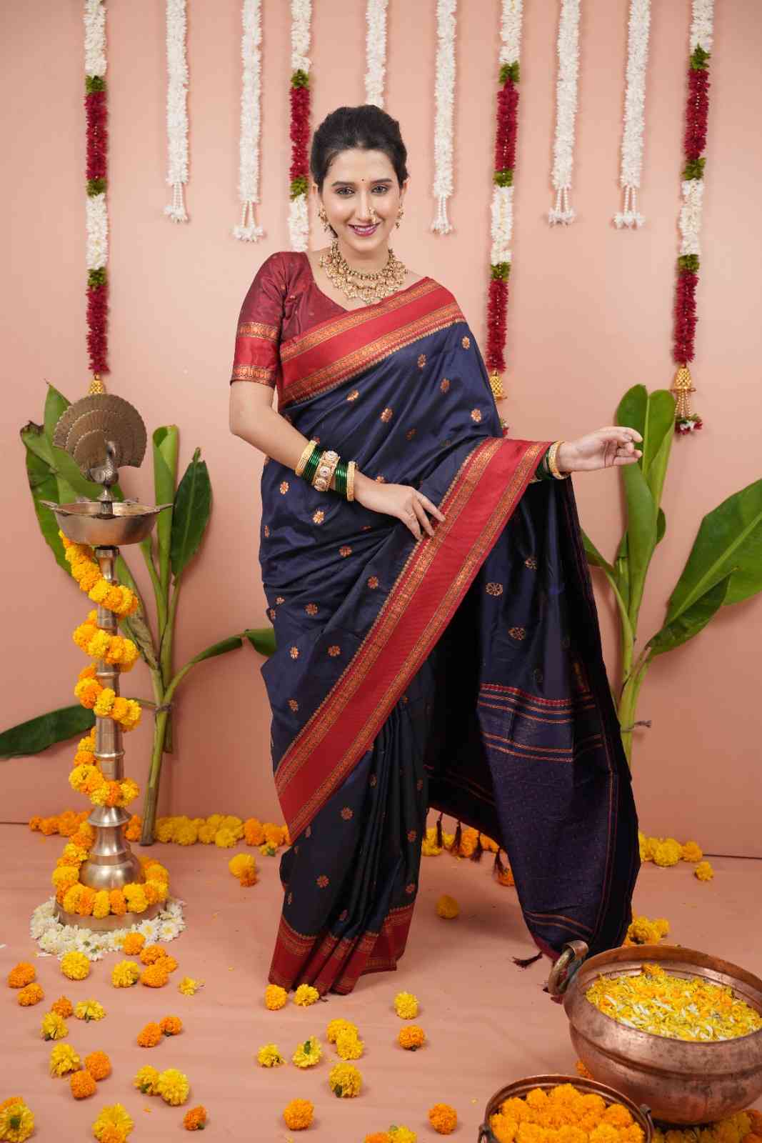 Designer Freehand Saree Pavitr patel