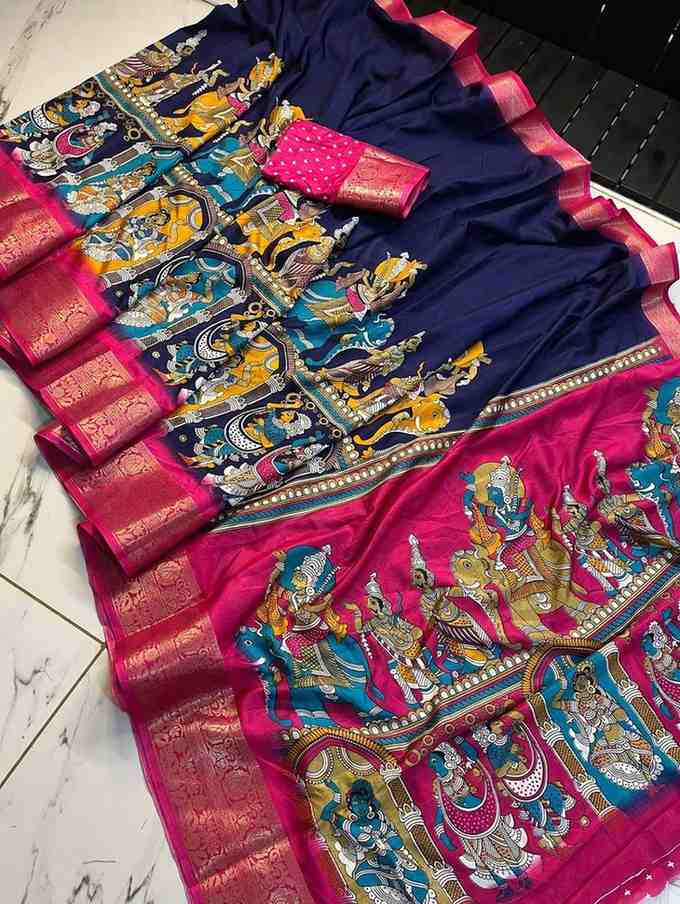 Designer Freehand Saree Pavitr patel