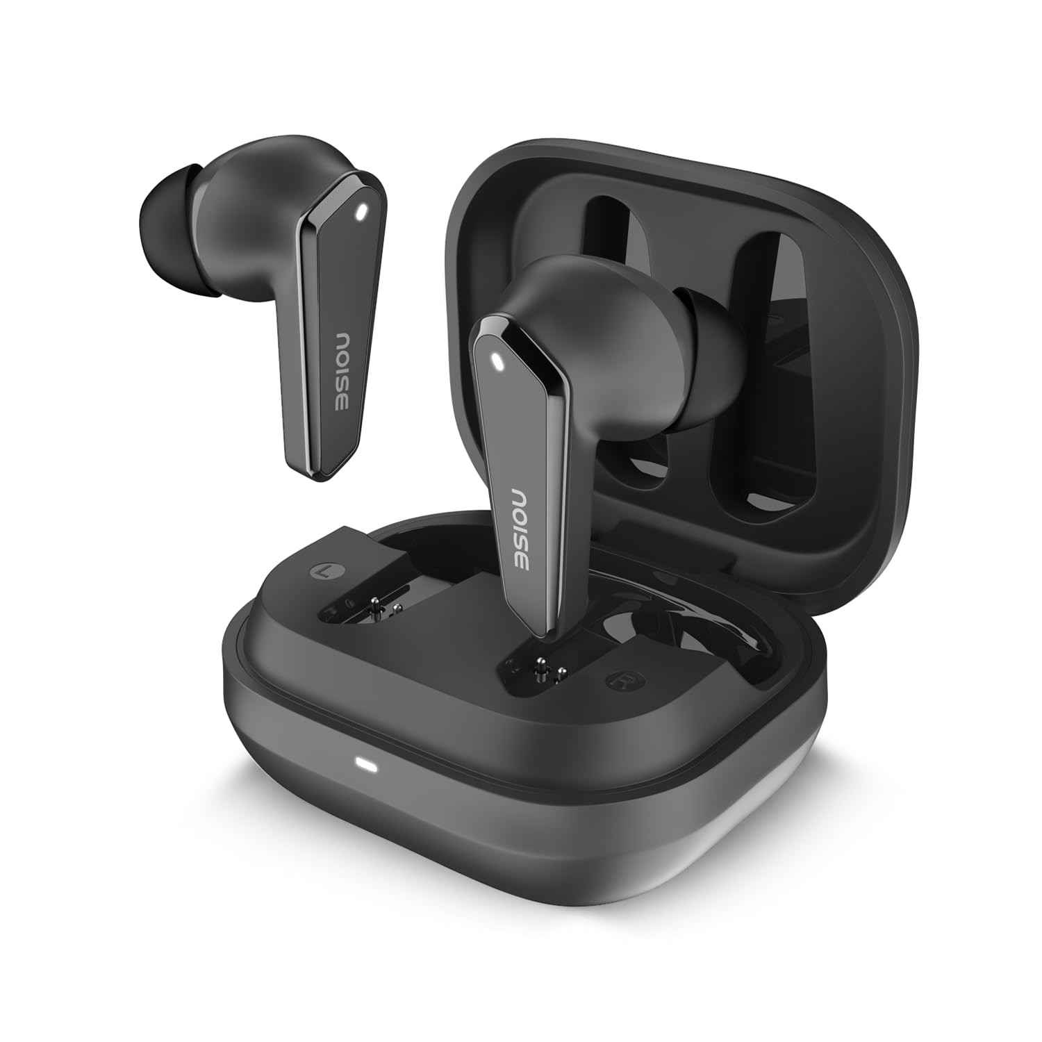 Noise Buds N1 truly wireless earbuds with chrome finish, 40 hours battery, ENC quad mic, Bluetooth 5.3 and fast charging in forest green color