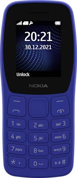 Nokia 105 Dual SIM Keypad Mobile Phone classic keypad phone buttons
