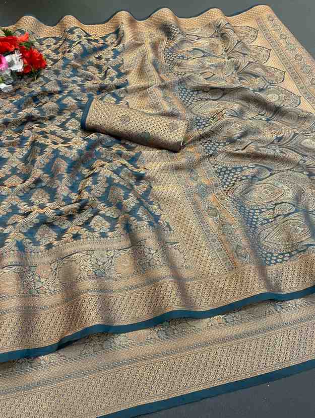 Designer Freehand Saree