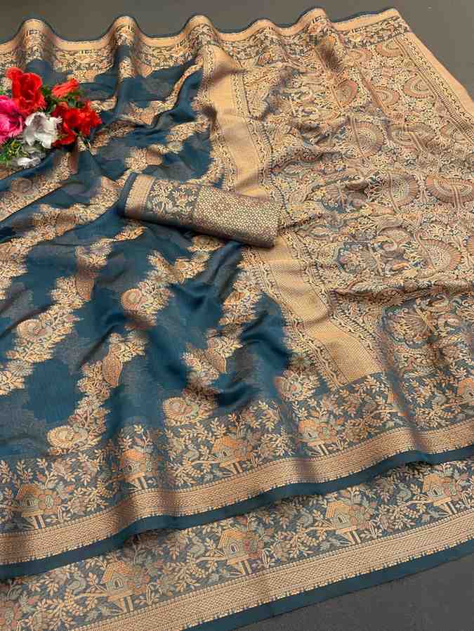Designer Freehand Saree Pavitr patel