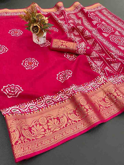 Designer Freehand Saree