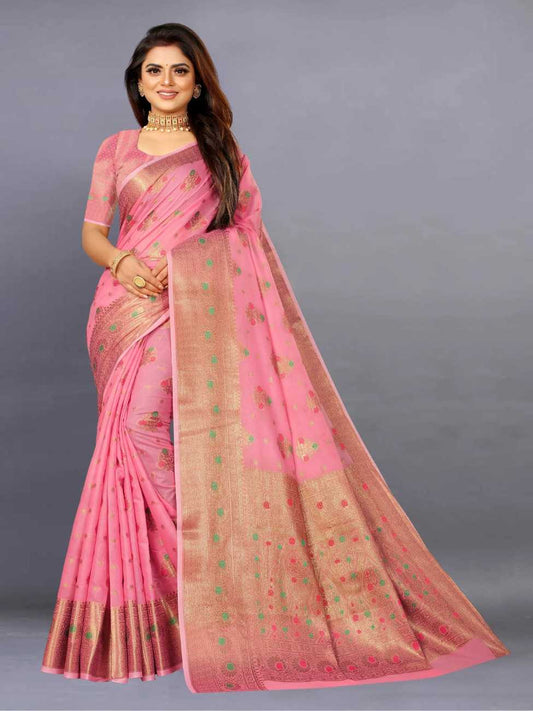 Designer Freehand Saree